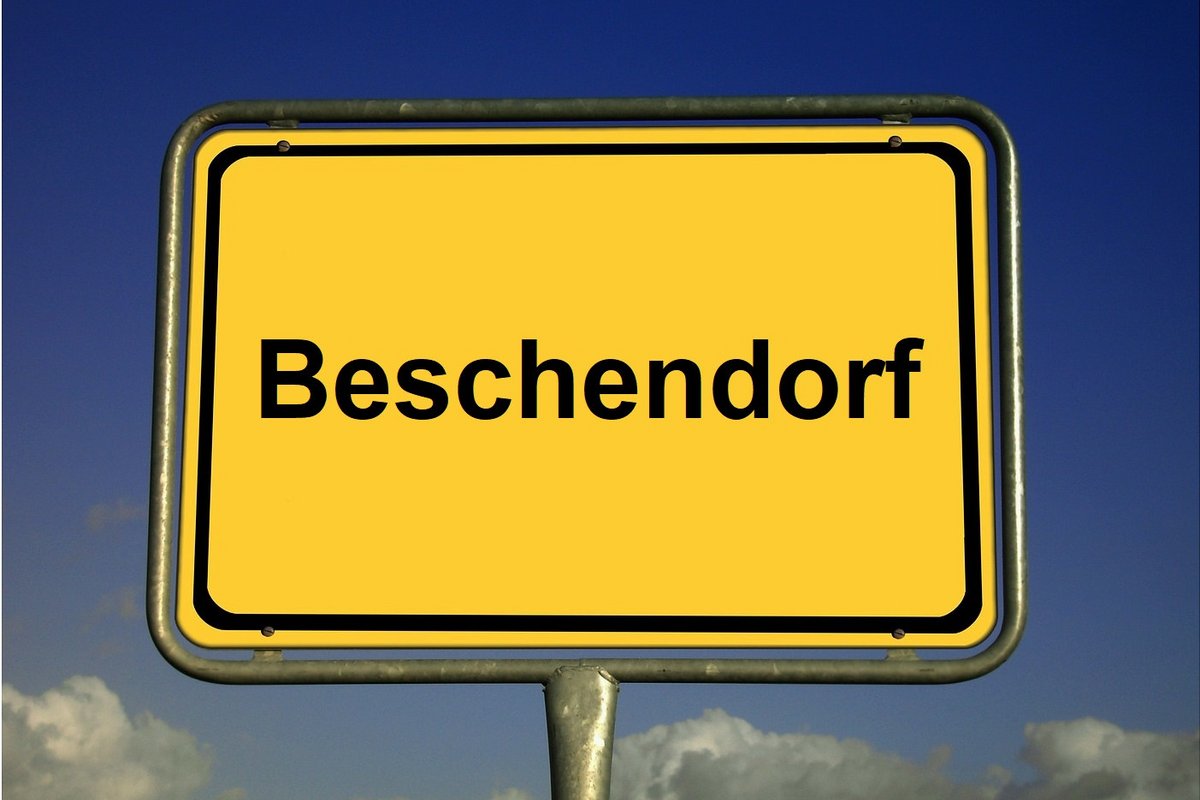 Ortsschild Beschendorf